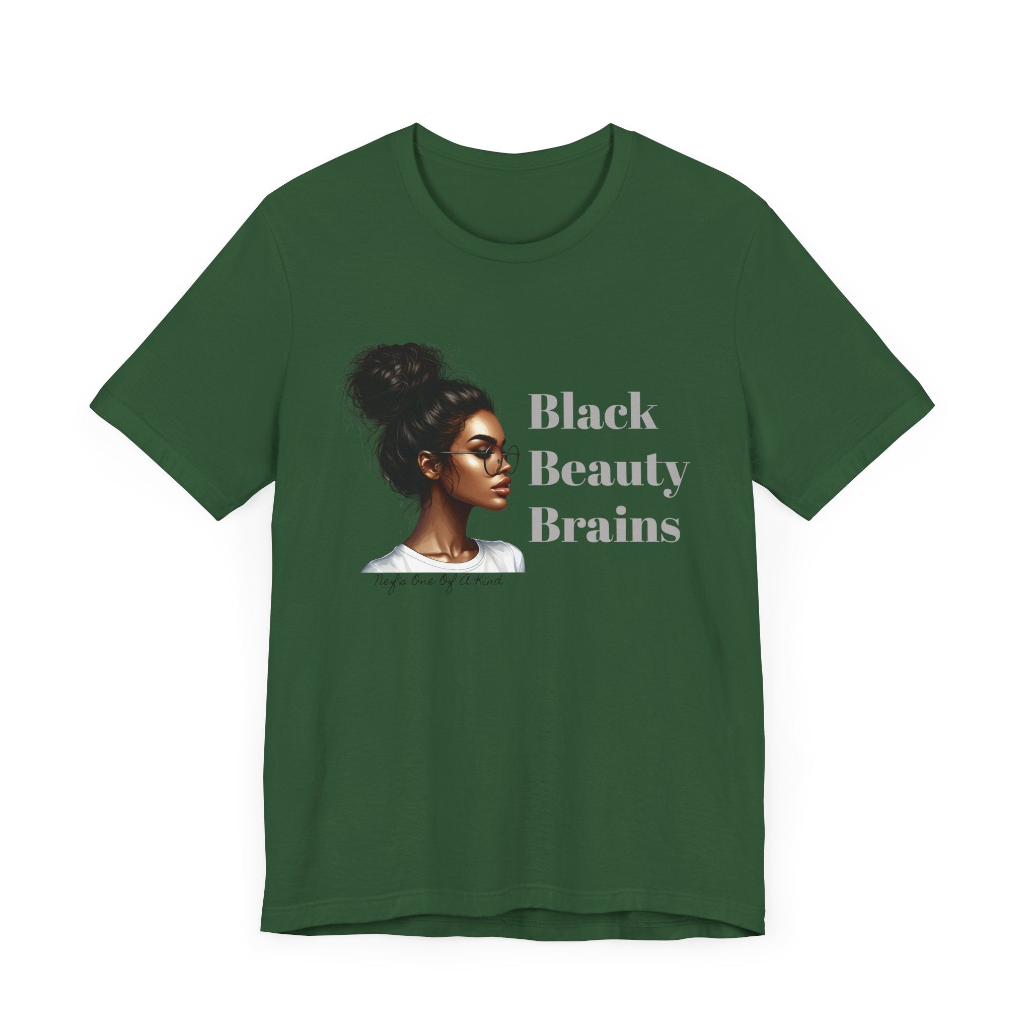 Black, beauty and Brains Sleeve Tee